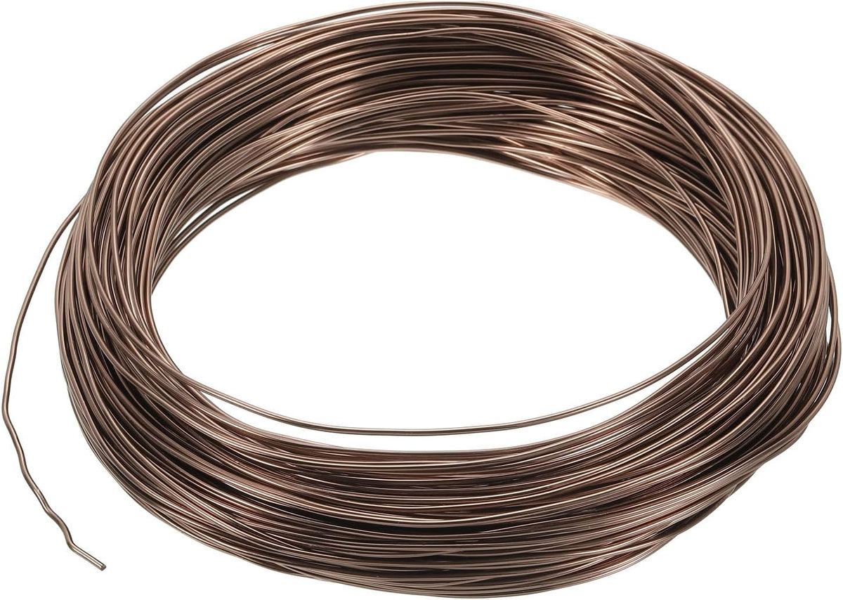 PATIKIL 1.5mm x 169ft Bonsai Training Wire,Floral Wire Stems Anodized Aluminum Tree Wire for