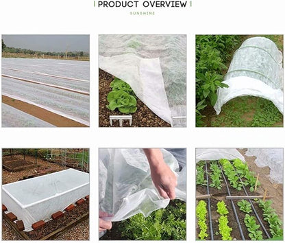 Agfabric Plant Covers Freeze Protection Floating Row Covers 10'x25' 0.9oz Plant Covers Freeze Sun