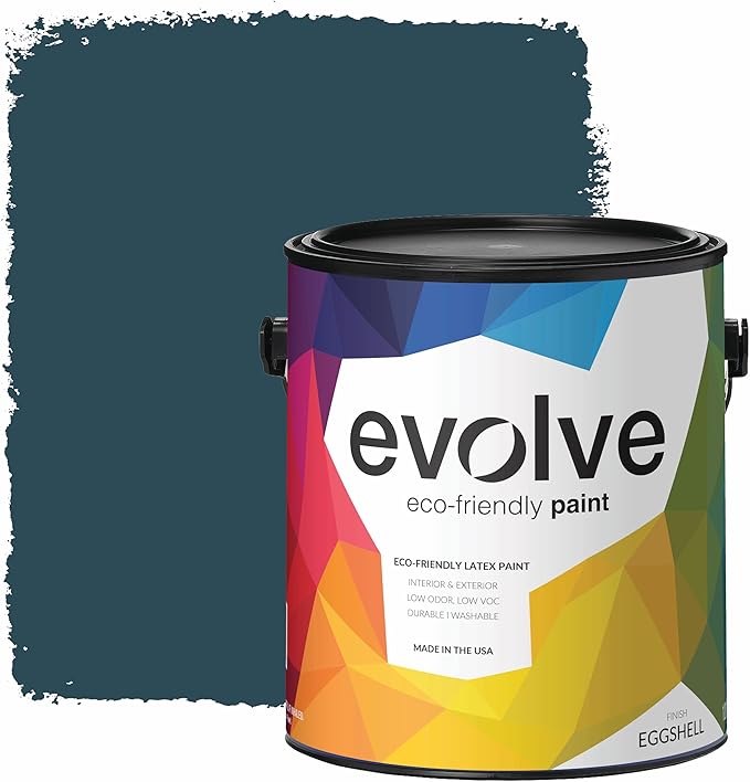 EVOLVE Paint & Primer: Environment-friendly, Eggshell with One-coat Coverage for Interior &
