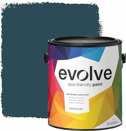 EVOLVE Paint & Primer: Environment-friendly, Eggshell with One-coat Coverage for Interior &
