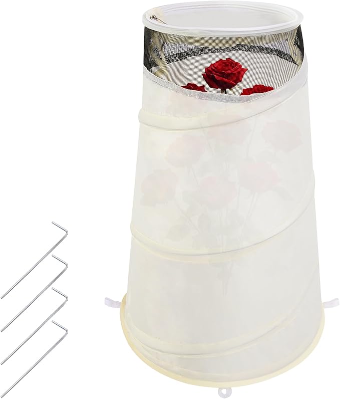20" x 13" x 9" Pop Up Rose Cones for Winter Protection, Winter Rose Collars Protective Cover