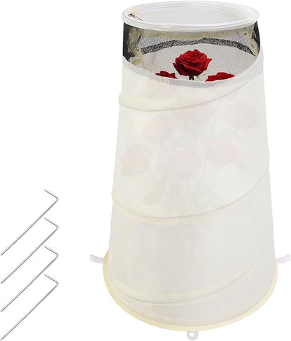 20" x 13" x 9" Pop Up Rose Cones for Winter Protection, Winter Rose Collars Protective Cover