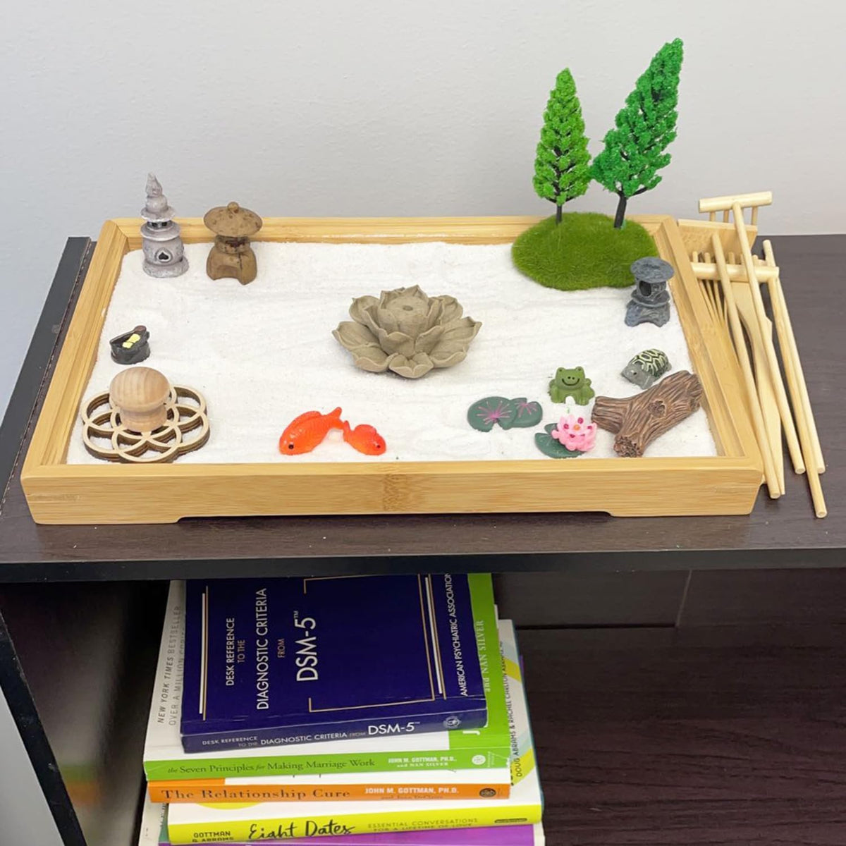 24 PCS DIY Sand Zen Garden Tools, Mini Zen Garden Rake Sets for Serenity and Spiritual Meditation