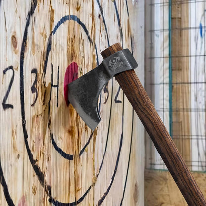 18.9" Throwing Axe, 3Pack Throwing Tomahawk with 1065 High Carbon Steel and Beech Wooden Handle