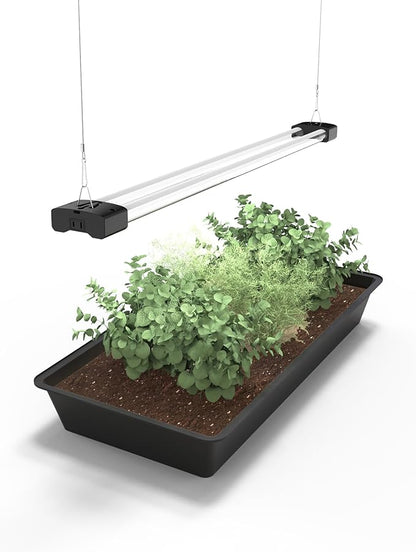 DYMOND Boostgro LED Seed Starter Grow Light 3FT Full Spectrum Linkable 5000k Daylight + 660nm Red +