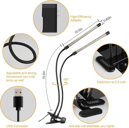 bseah Grow Light Plant Lights for Indoor Plants, Full Spectrum Plant Grow Lamp, 10 Dimmable Levels