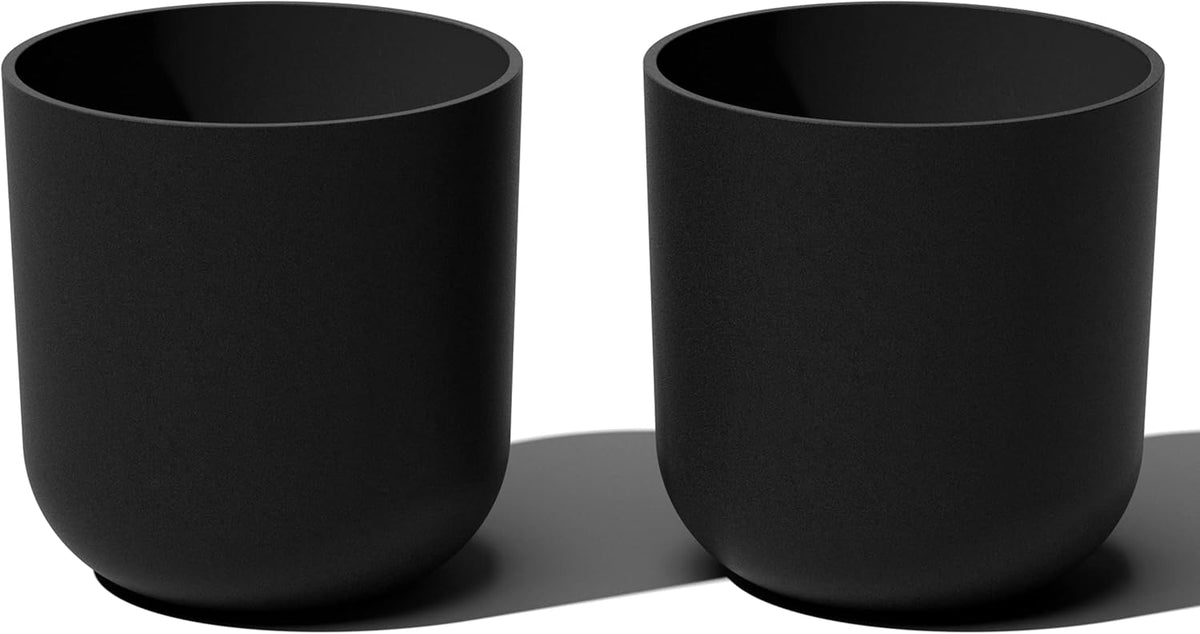 Veradek Mason Series Lima Planter - Round Planter for Indoor or Outdoor Porch/Garden | Made from