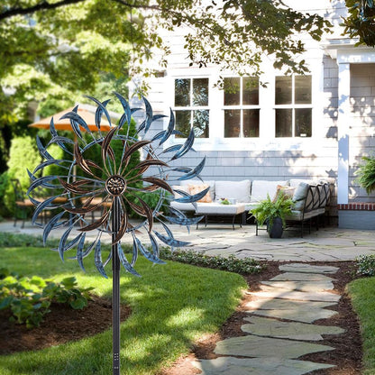 VEWOGARDEN Large Wind Spinners Outdoor, Metal Wind Sculptures & Spinners 360 Degrees Kinetic Wind