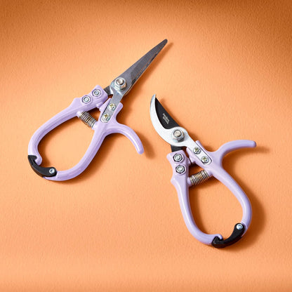 Modern Sprout Hand Pruners & Shears Set with Blister Pack - Lightweight Gardening Tools with Easy