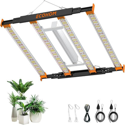Grow Lights for Indoor Plants, 320W LED Grow Light, 3x3ft Coverage Full Spectrum Daisy Chain