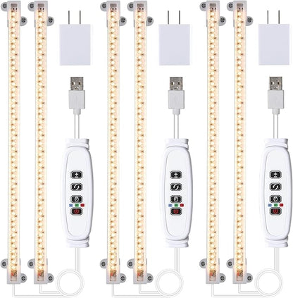 LED Grow Light Strips, Full Spectrum 3500K Plant Growing Lights for Indoor Plants, Plant Lamp for