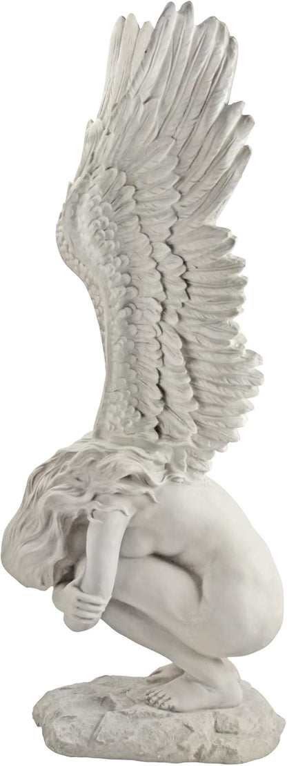 Design Toscano Remembrance and Redemption Angel Religious Indoor/Outdoor Garden Statue, Large 30