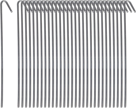 Pinnacle Mercantile 30 Pack Tent Stakes Metal Garden Edging Fence Hooks Pegs Christmas Decoration