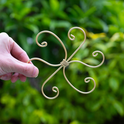 5PCS Monstera Plant Stem Support Stakes - 5.5 * 5.5IN Metal Supports for Monstera and Fishbone