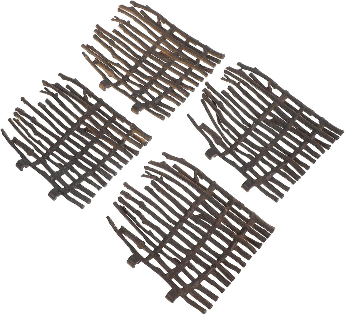 4PCS Miniature Garden Fence Fairy Garden Accessories for Dollhouse DIY Landscape Decoration