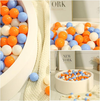 TRENDPLAY Plastic Balls for Ball Pits - Hollow Balls- Safe and Exciting Playtime - Perfect for Baby