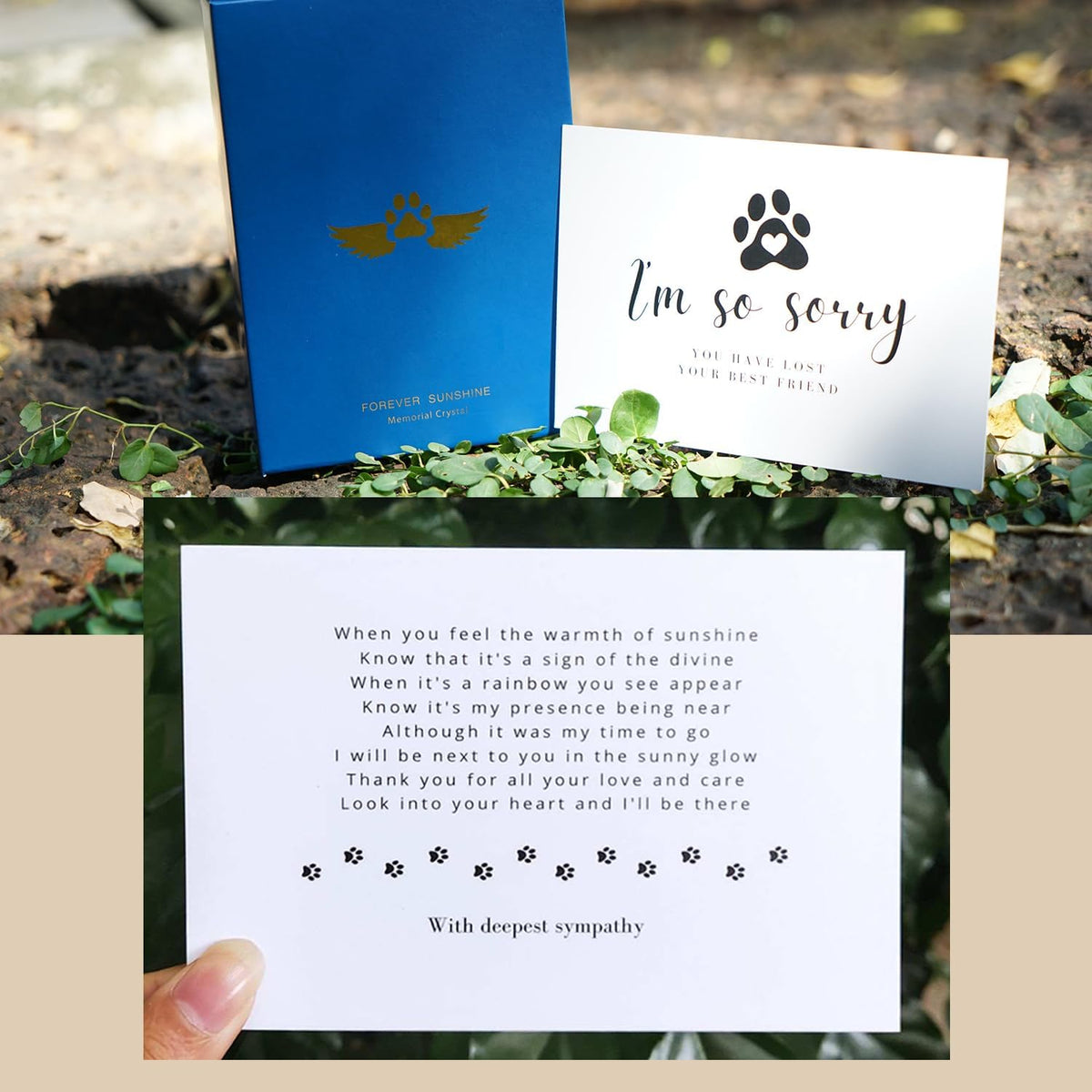 Pet Memorial Suncatcher, Dog Memorial Gifts, Pet Loss, Pet Sympathy, Thoughtful Dogs and Cats