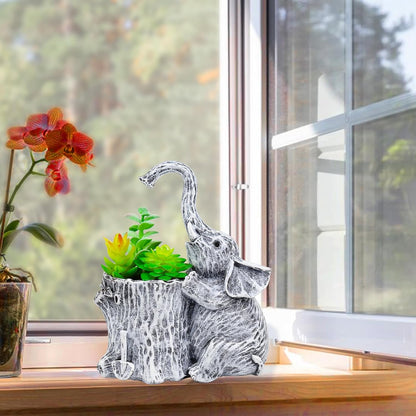 Elephant Gifts for Women Succulent Pots Indoor Planters for Plant Lovers Cute Outdoor Plant Pots