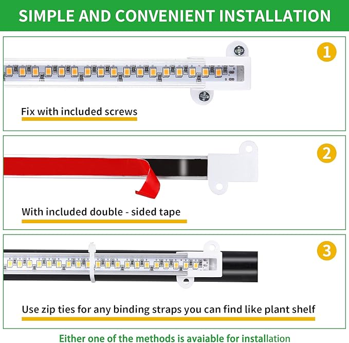 Plant Lights for Indoor Plants, Full Spectrum Growing Lamps for Indoor Plants, Auto On & Off Timer