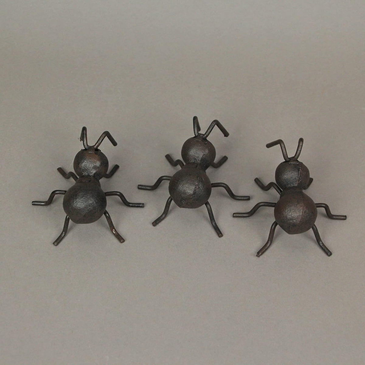 Set of 6 Cast Iron Ant Sculptures Home Garden Decor Metal Outdoor Statue Yard Art