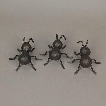 Set of 6 Cast Iron Ant Sculptures Home Garden Decor Metal Outdoor Statue Yard Art