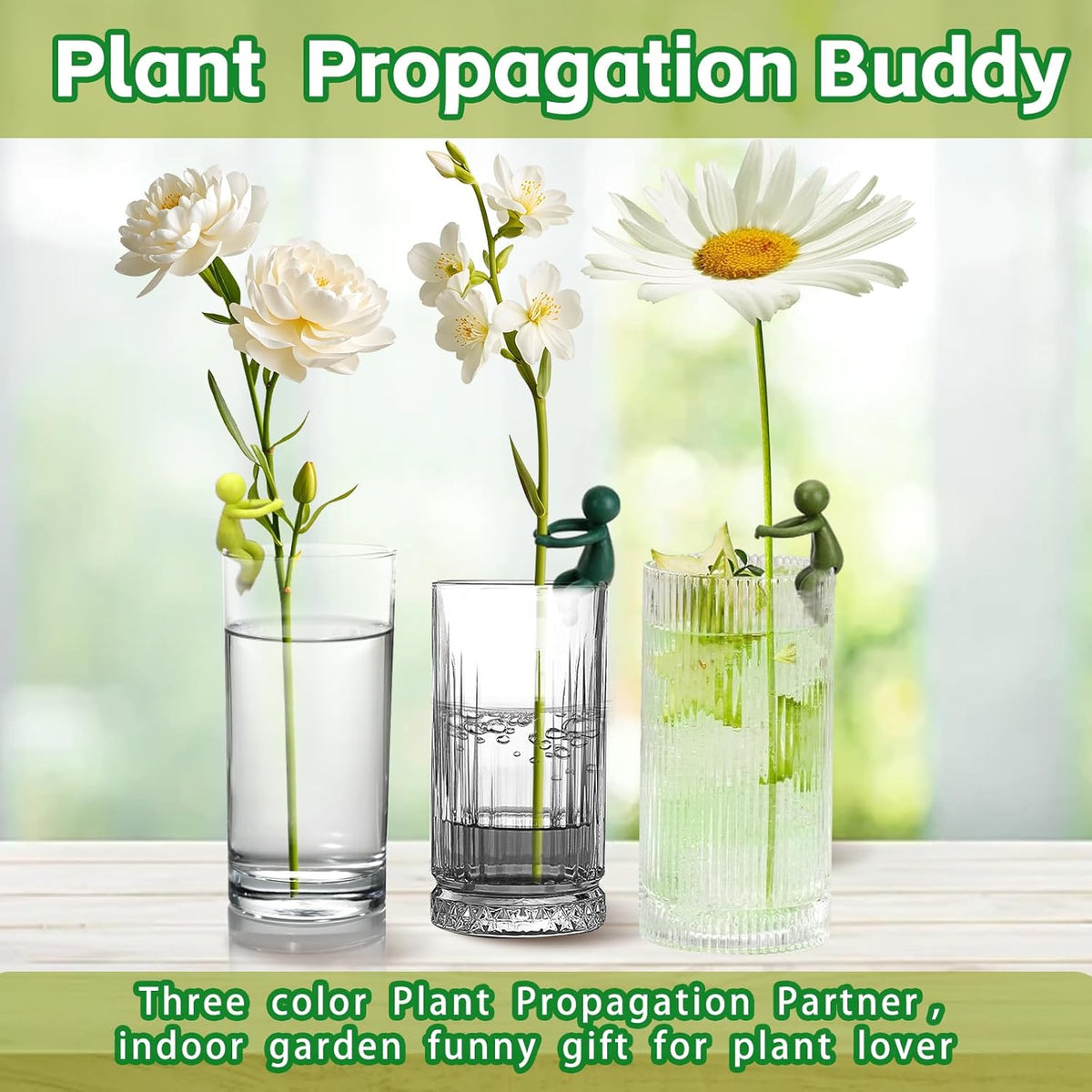 6pcs Plant Propagation Buddy, Propagated Plant Holders,Plant Stem Support,Plant Support for