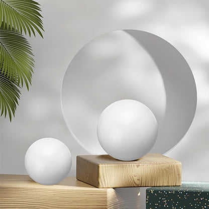 uxcell 2 Pcs Gazing Globe Decor Ball 3.5 Inch 90mm Reflective Garden Sphere Hollow Ball, Seamless