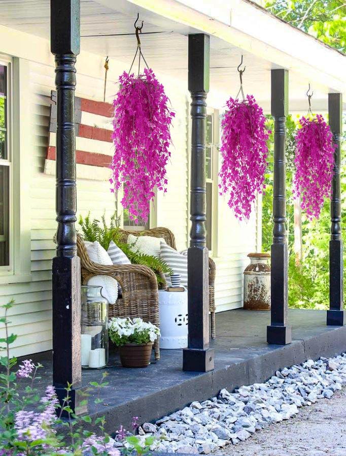 RECUTMS Fake Hanging Plants Artificial Ivy Leaf Faux Vine Plants Outdoor Artificial Hanging Plants