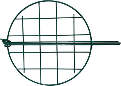 12 x 16 inch Poeny Cage Grow Through Grid Plant Brace Flower Support Rings, Pack of 5 Round Metal
