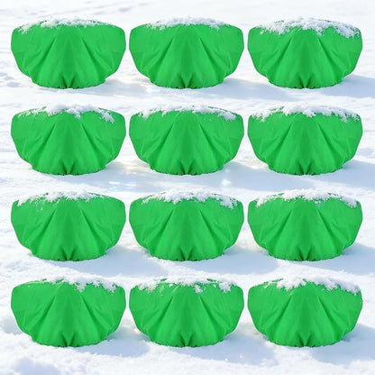 ANPHSIN 12 Pcs Plant Covers Freeze Protection - 19.6in x 39.3in Winter Shrub Plant Protection Bags