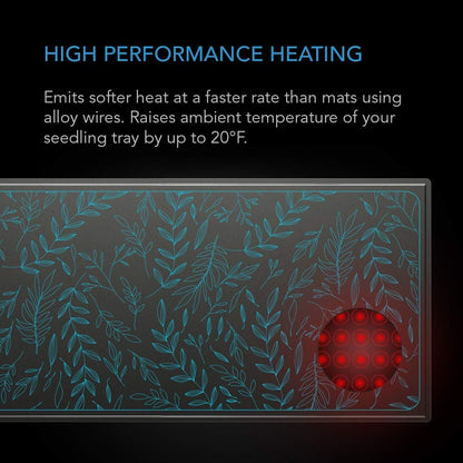 AC Infinity SUNCORE A7, Waterproof Seedling Heat Mat 48" x 20.75" MET & UL-Certified Heating Pad