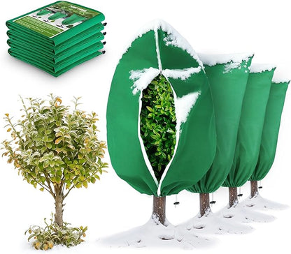 6 Pack Plant Frost Protection Covers – Mixed Sizes 23.6x31.5, 31.5x47.2, 47.2x70.9 – Reusable