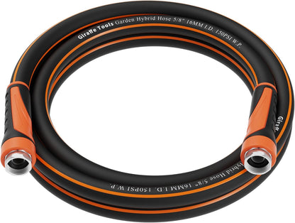 Giraffe Tools Garden Leader Hose 10ft x 5/8", Short Water Hose Heavy Duty, Flexible, Lightweight