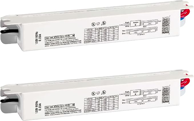 OHLECTRIC (2 Pack Replacement for Keystone KTEB-114-1-TP-FC-MB 1 Lamp T5 Electronic Fluorescent