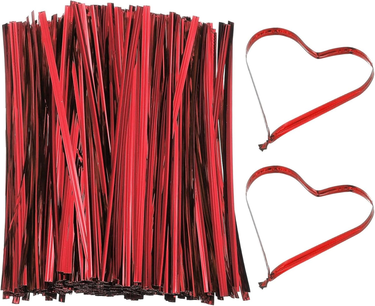 PATIKIL Bag Twist Ties 6 Inch, 800 Pcs Metallic Bread Ties for Treat Plastic Bags Gift Wrapping