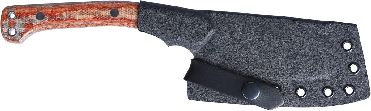 CRKT Razel Nax Fixed Blade Knife: Outdoor Razel Knife-Axe, 1075 Carbon Steel, Full Tang, Resin