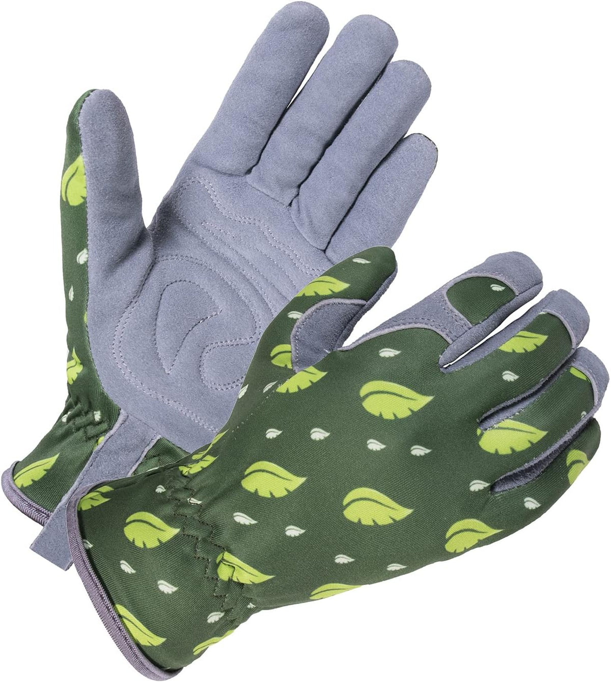 SKYDEER Premium Genuine Deerskin Suede Women's Gardening Gloves, Ultra-Soft Padded, Comfort Fit for