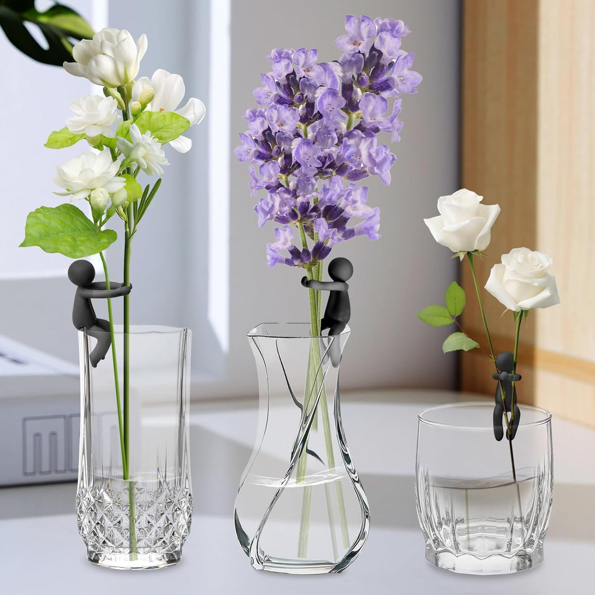 Plant Propagation Buddy, 3pcs Plant Cutting Holder, Plant Buddy Propagation Plant Support for
