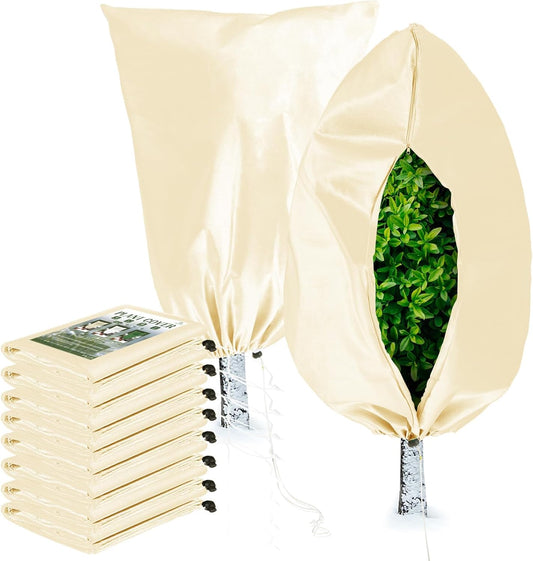 Homimp Frost Protection for Plants,Plant Covers Warm Plant Protection Cover Bags for Winter Frost
