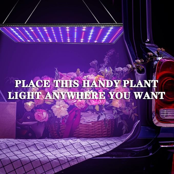 Grow Light for Indoor Plants - SERWING 200W LED Grow Light Full Spectrum, Plant Growing Lamp for