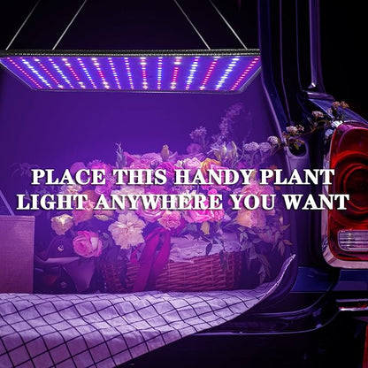 Grow Light for Indoor Plants - SERWING 200W LED Grow Light Full Spectrum, Plant Growing Lamp for