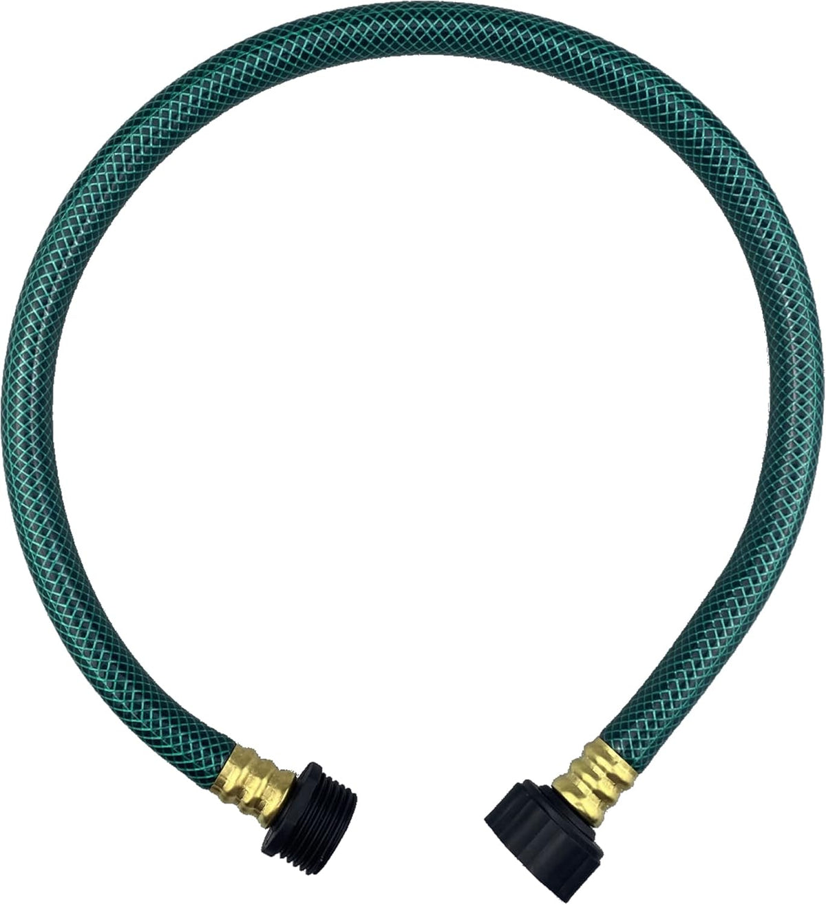 PVC Garden Hose 1/2 Inch, Flexible Water Hose with Male and Female Fittings, No Leaking, Heavy