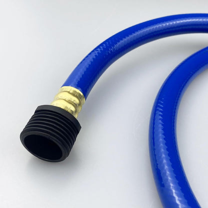 PVC Garden Hose 1/2 Inch, Flexible Water Hose with Male and Female Fittings, No Leaking, Heavy