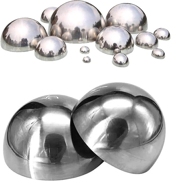 6pcs Hollow Hemisphere Ball Gazing Ball Half for Outdoor Decoration Shopping Mall Decor Wall