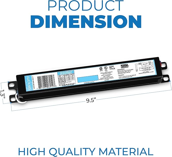 OHLECTRIC Replacement for ICN1P32-SC 1 Lamp - T8 Fluorescent Ballast, Electronic Ballast