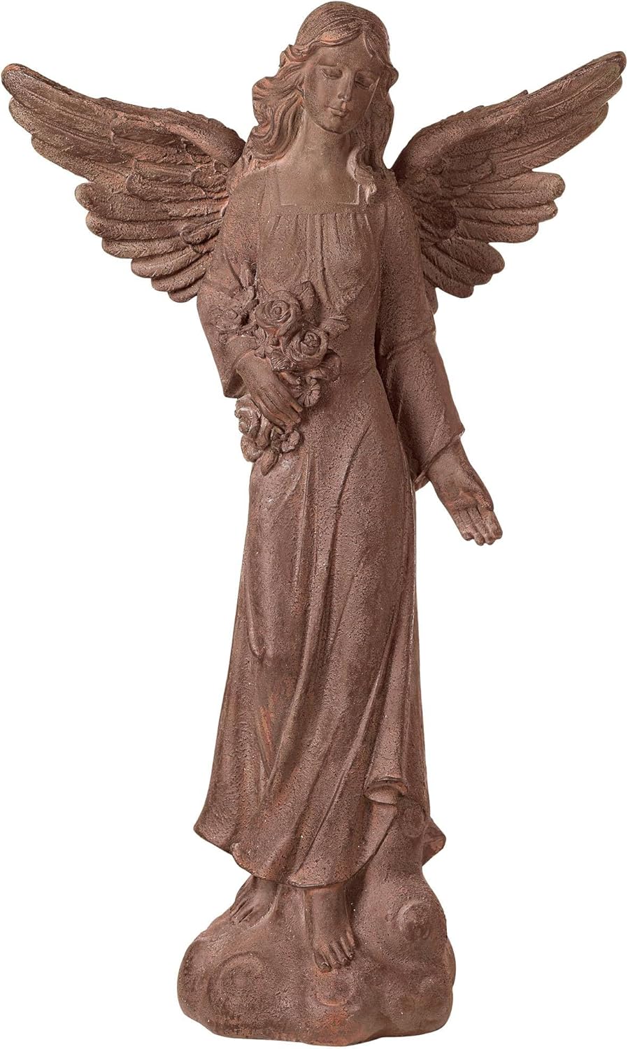 John Timberland Large Tall English Tudor Angel Garden Statue Sculpture Catholic Religious Holy