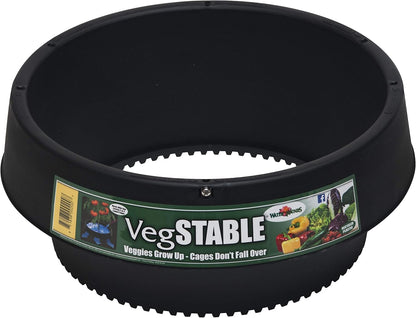 6 Pack of VegSTABLE Rings (Veggies Grow Up, Cages Won't Fall Over). Watering Tomatoes and