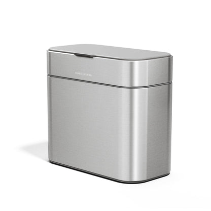 simplehuman Compost Caddy, Detachable and Countertop Bin, 4 Liter / 1.06 Gallon, Brushed Stainless