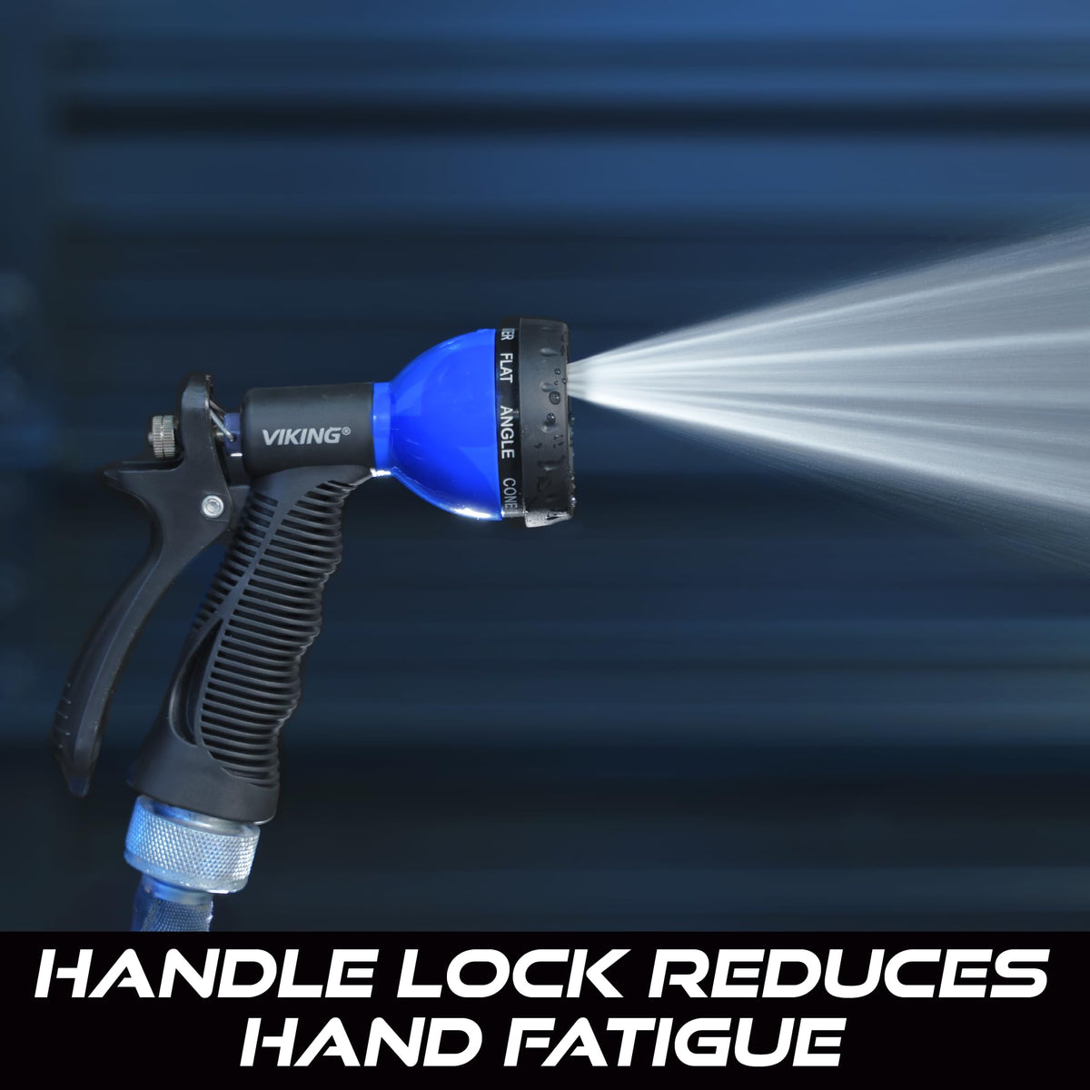 VIKING Hose Nozzle, Garden Hose Nozzle with 8 Spray Patterns, Adjustable and Heavy Duty for Washing