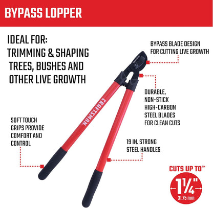 CRAFTSMAN CMXMKIT0170 Tree & Shrub Pruning Set with Bypass Pruning Shears, Bypass Lopper and